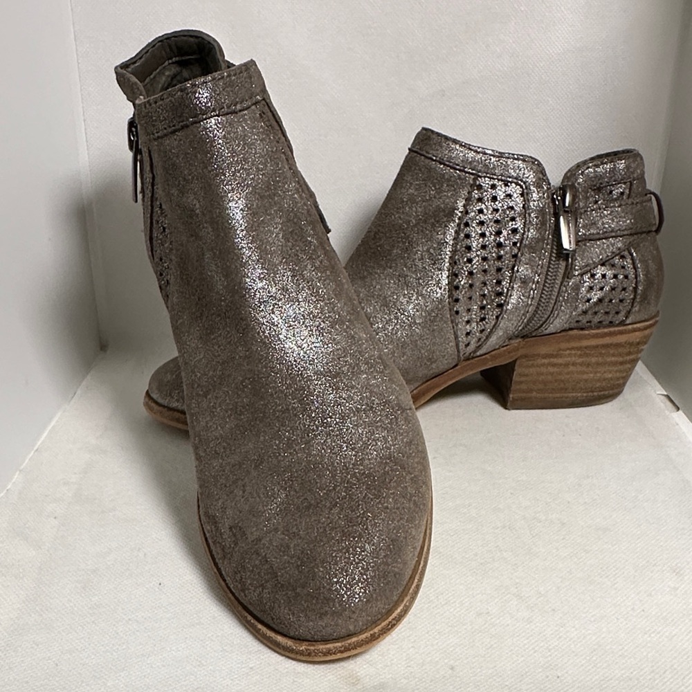 Vince Camuto Metallic Ankle Booties